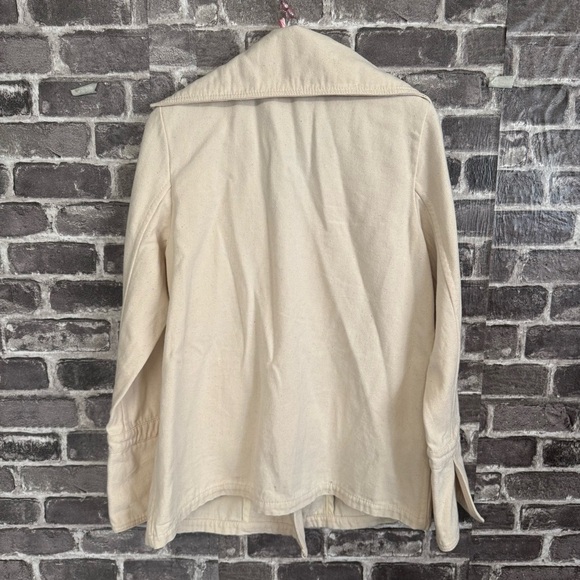 Beyond Threads Bridgette Cotton Canvas Peacoat Jacket cream white - Picture 10 of 10